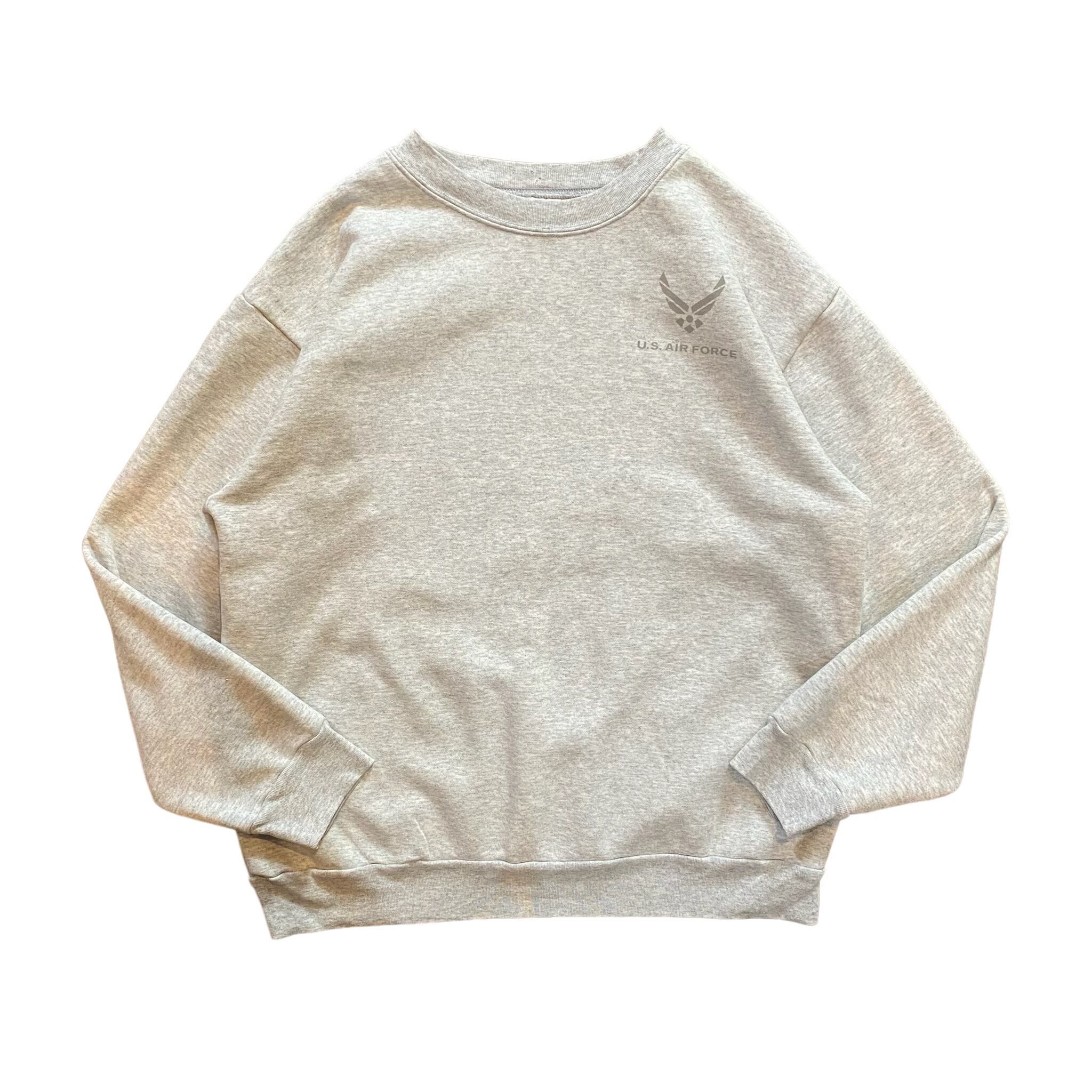 US AIRFORCE usa製 スウェット M リフレクター 両面プリント No.603