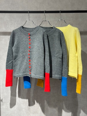 color scheme knit cardigan