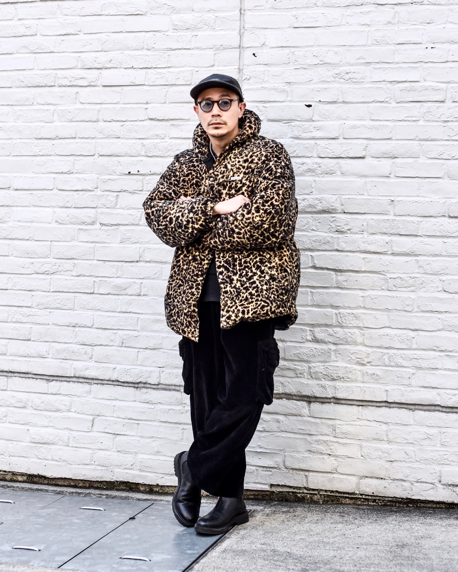 cootie productions leopard jacket