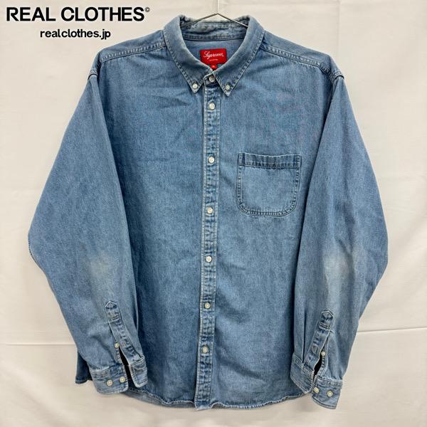 Supreme Applique Denim Shirtシュプリームデニムシャツ Supreme/シュプリーム【21AW】Applique Denim Shirt/アップリケ デニム