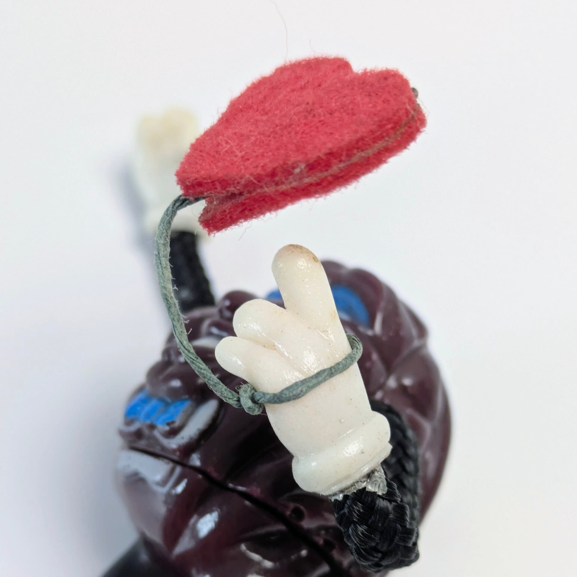 ☆ VINTAGE 80' ☆ 【 California Raisins（カリフォルニアレーズン）knock-off 】 カリフォルニアレーズン ラブリープラスチックトイ ノックオフ / ビンテージトイ 〚アメリカン雑貨 アメトイ〛