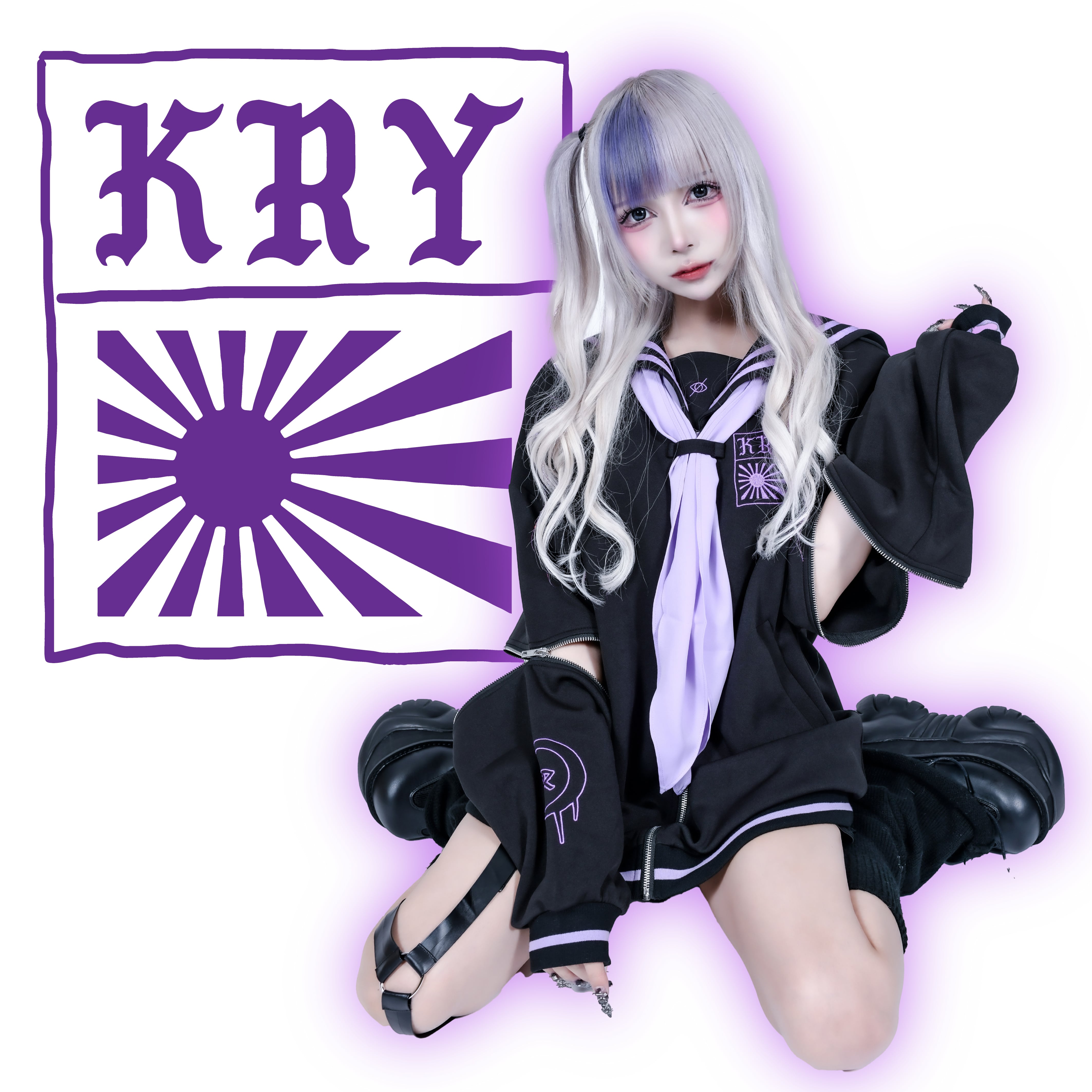 KRY clothing　絶対☆全開　レッドセーラー服