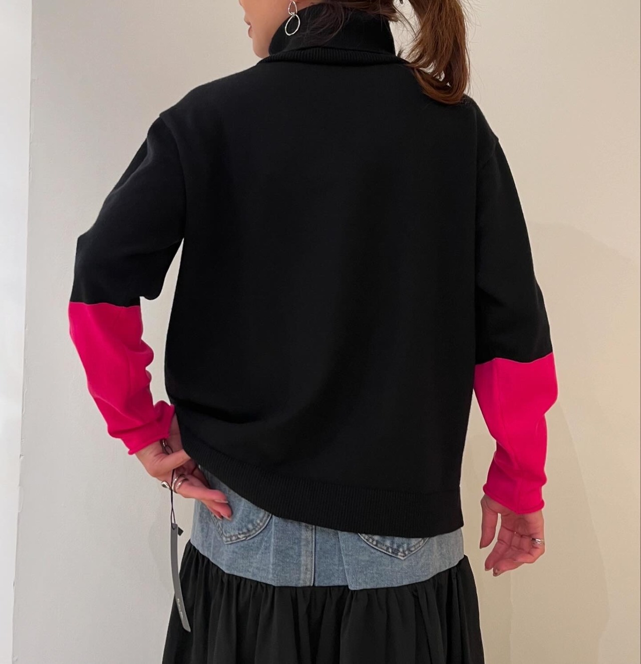 ポリーヌブロー　PaulineBleu　10,000円配色ニット