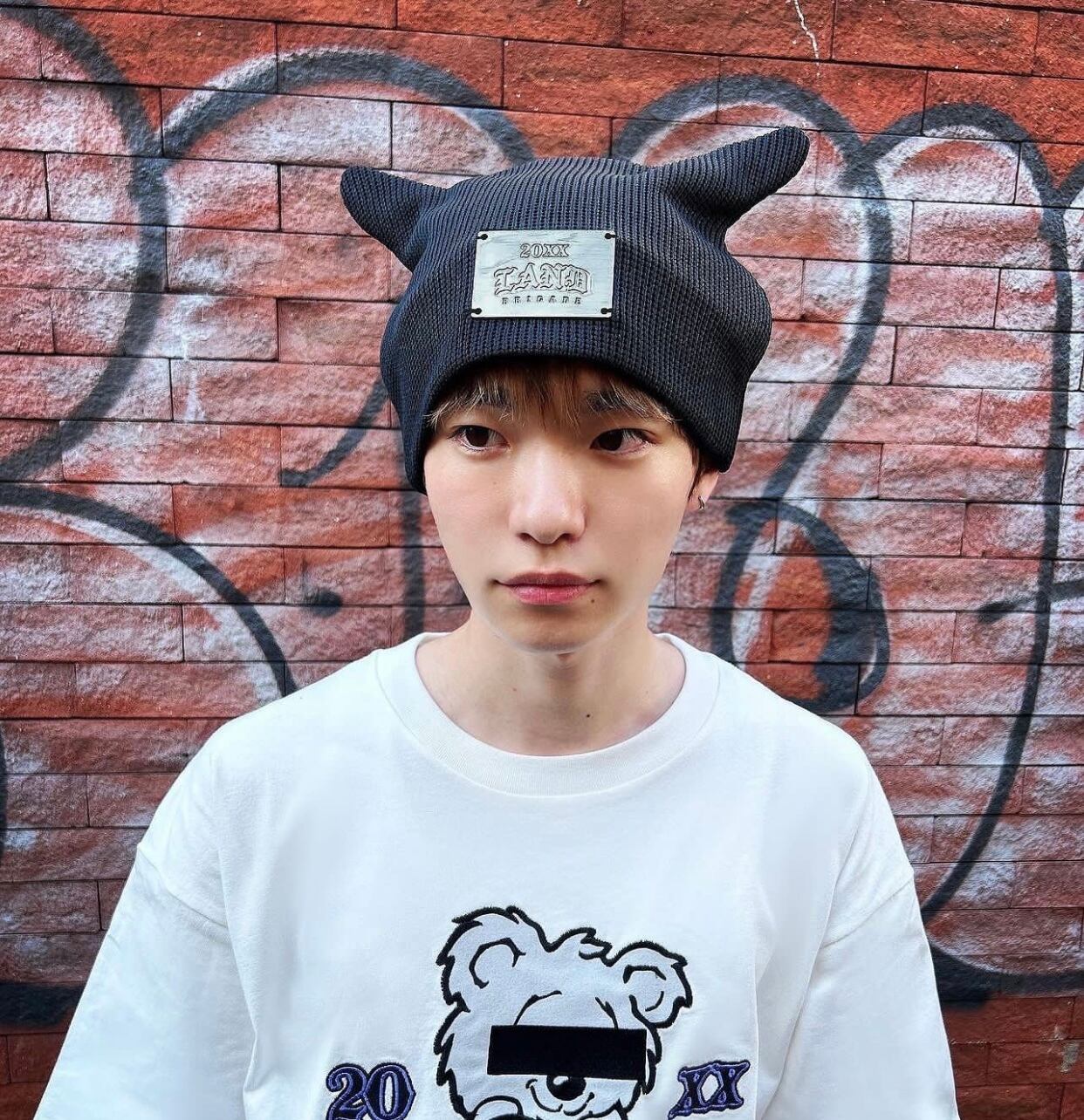 DEVIL KNIT CAP / グレー【LAND by milk boy】 | Schrodinger's closet DEVIL KNIT CAP / グレー【LAND by milk boy】 | Schrodinger's closet