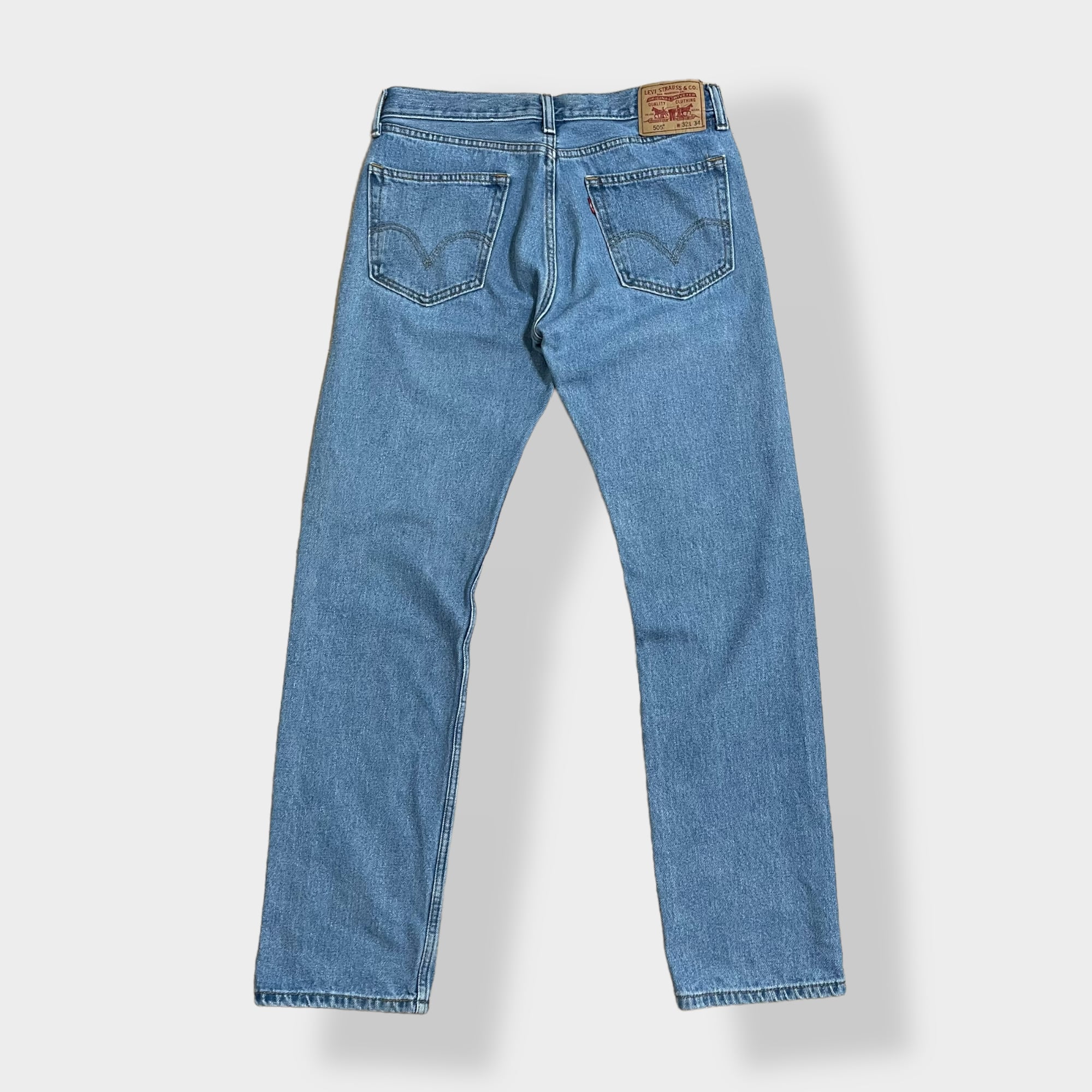 リーバイス Levi's 505 REGULAR FIT STRAIGHT LEG テーパードジーンズ デニムパンツ USA製 メンズw34 /eaa310601