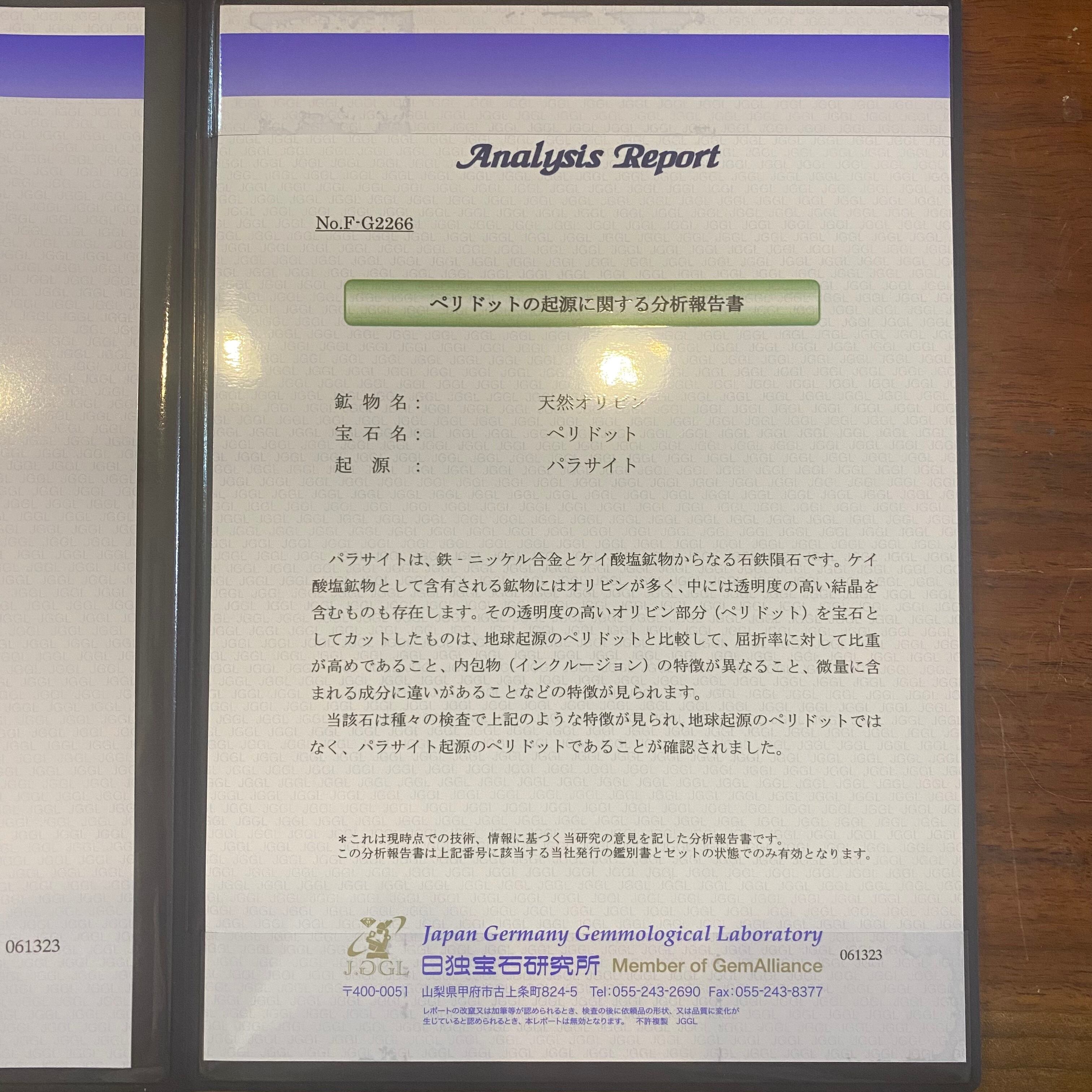 宇宙からの使者 パラサイトペリドット1