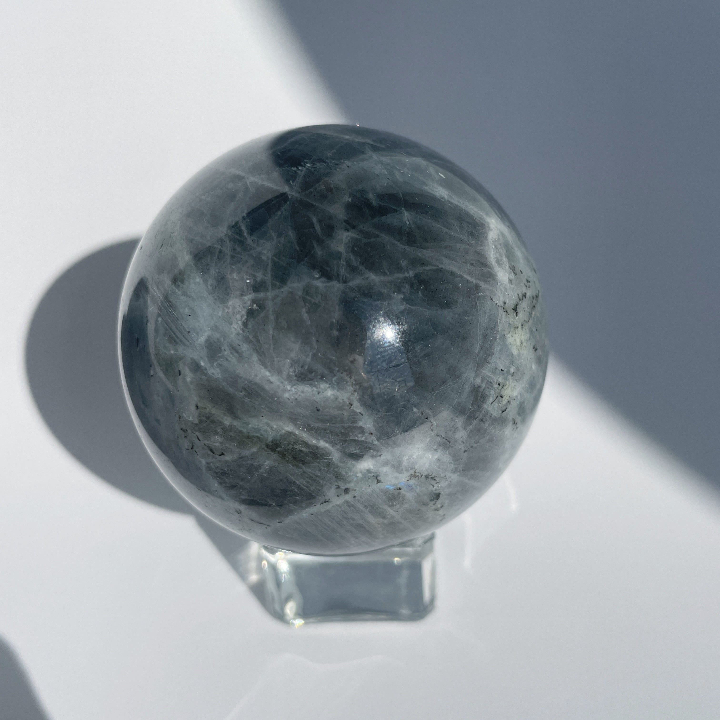 グレーのラブラドライト スフィア 02◇ Labradorite Sphere ◇天然石