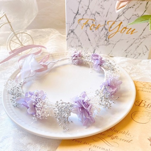 花冠　~lavender＆silver~