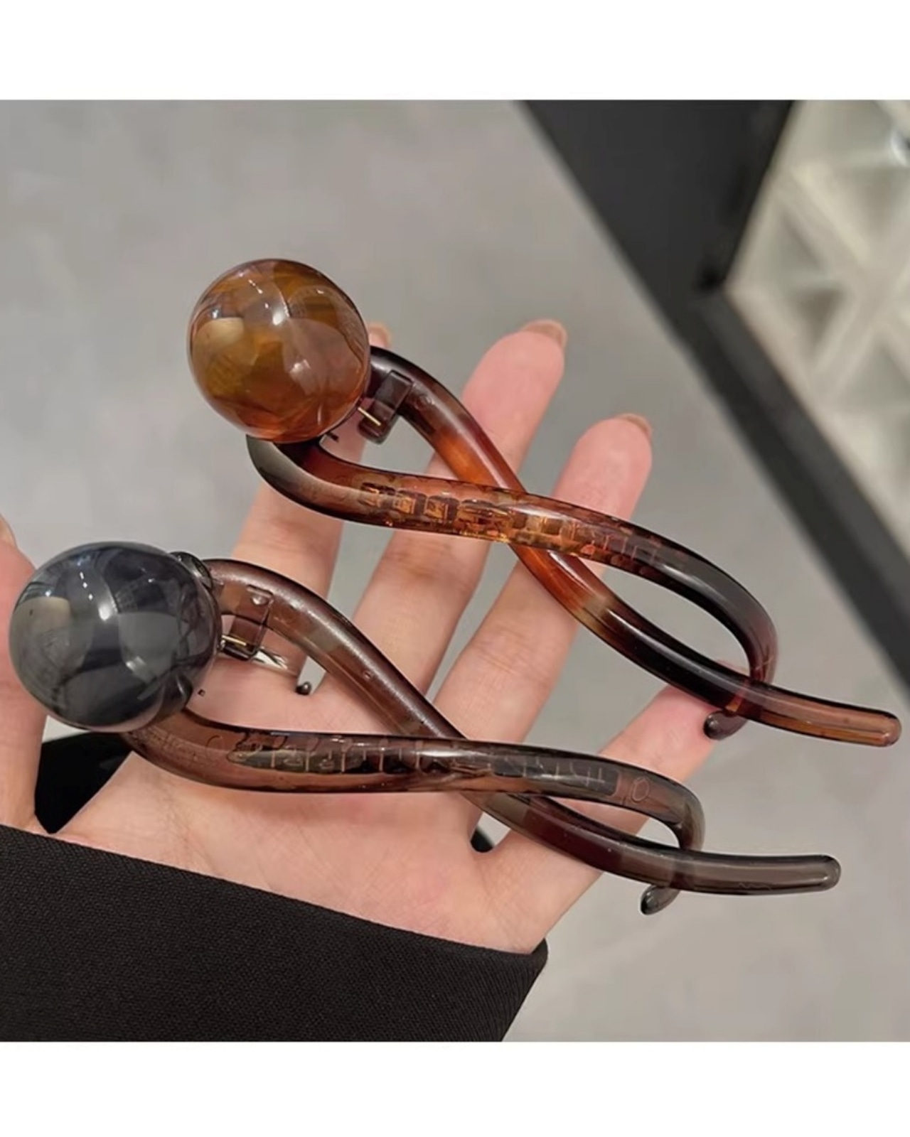 Pearl twist hair Clip L0115