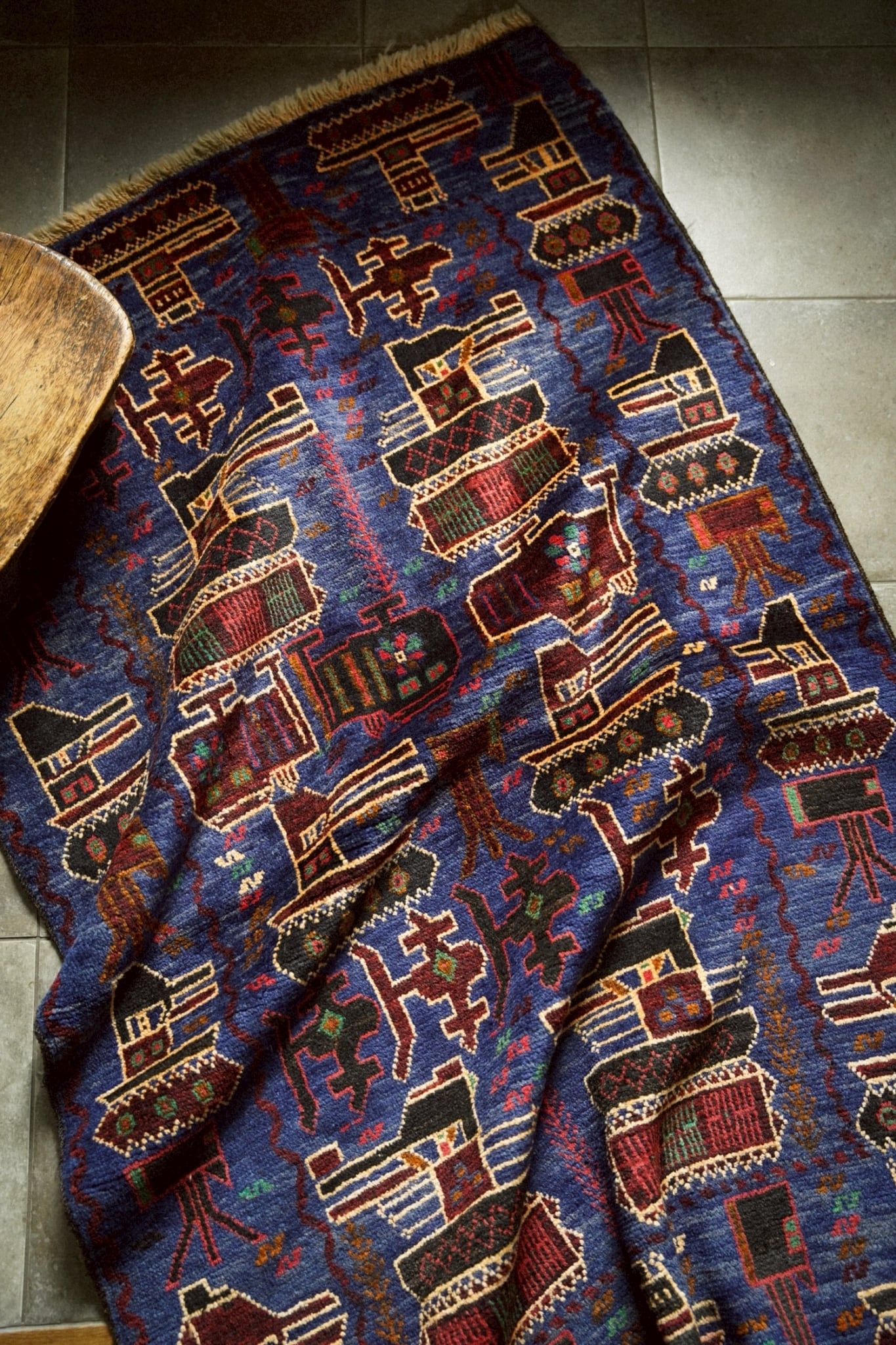 1976-Vintage Baluch War rug | 手織りのヴィンテージラグ専門店
