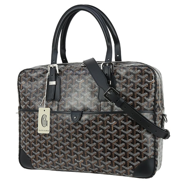 Used GOYARD ゴヤール アンバサッド MM ビジネスバッグ 黒