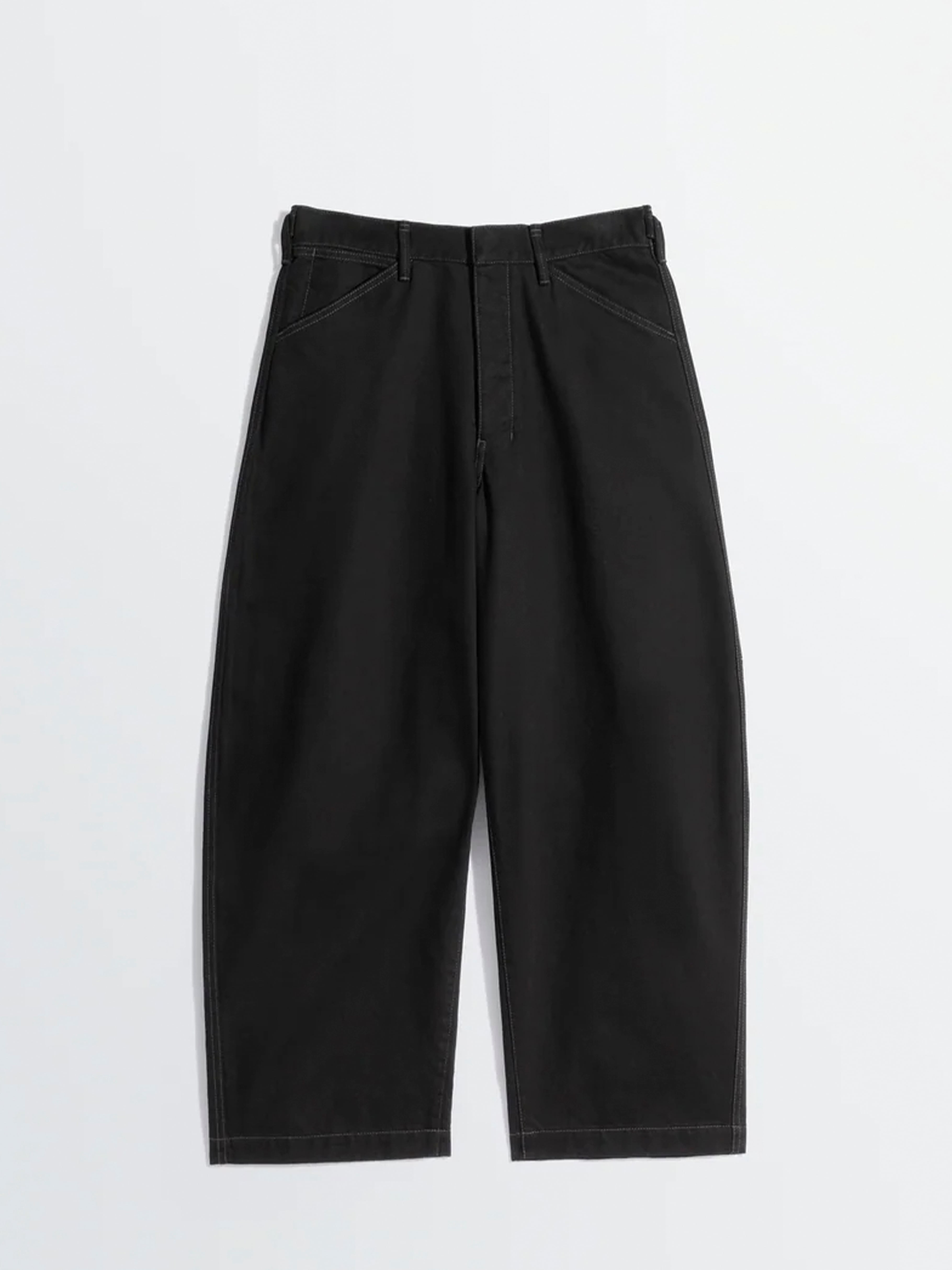 LEMAIRE MAXI WORKWEAR PANTS BLACK PA1244 LD1055 | BEST PACKING STORE