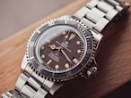 WMT Royal Marine – ( Tropical Brown ) Metal Band + Italian Leather Strap ” Aged ” Edition