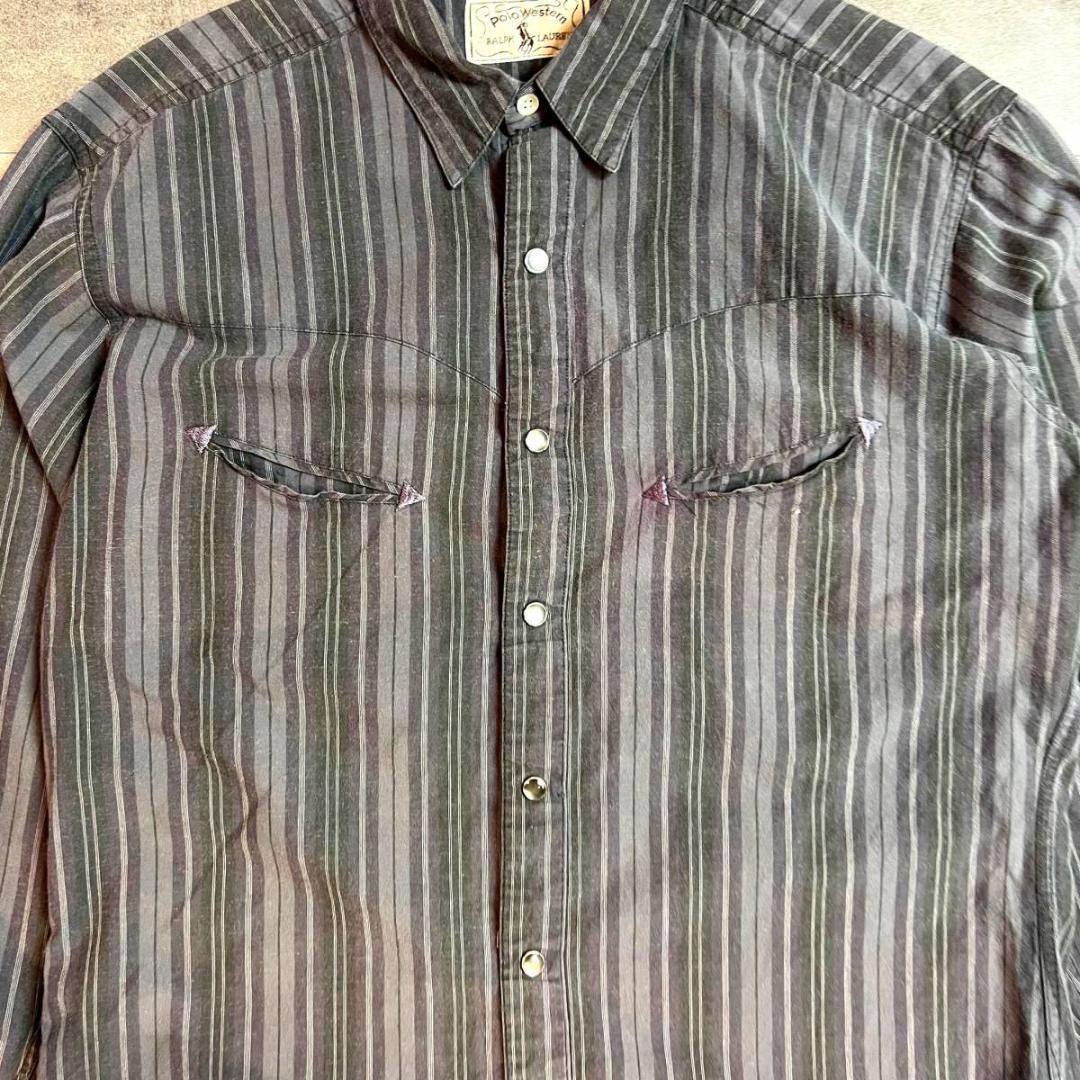 s ポロ ウェスタン ウェスタンシャツ M POLO Western