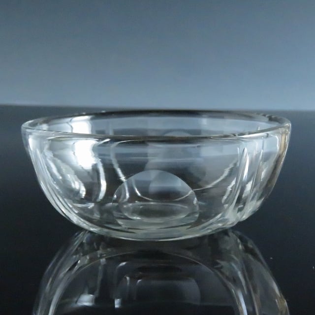 時代 カットガラス 向付 小鉢 1客 明治～大正期(1910年)頃 dby10202-R