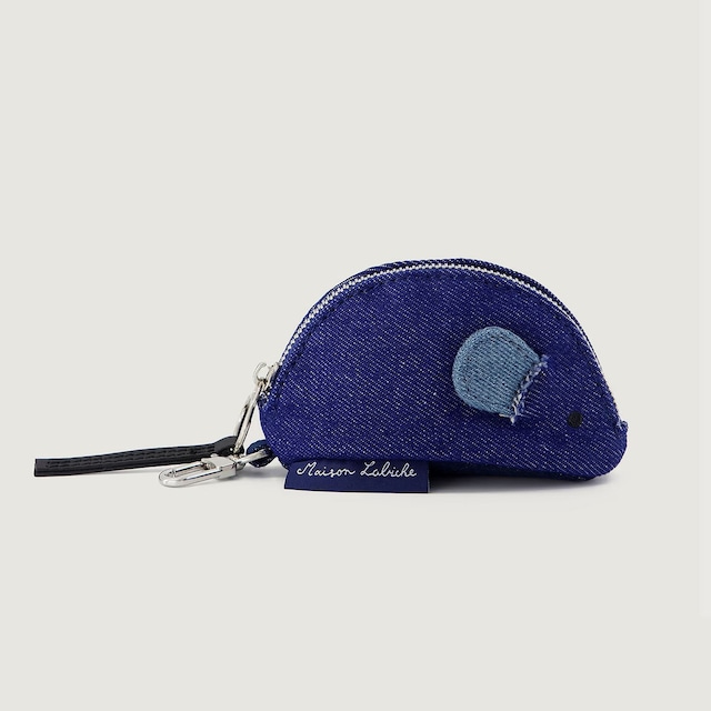 MAISON LABICHE　DENIM MOUSE CHARM　NAVY