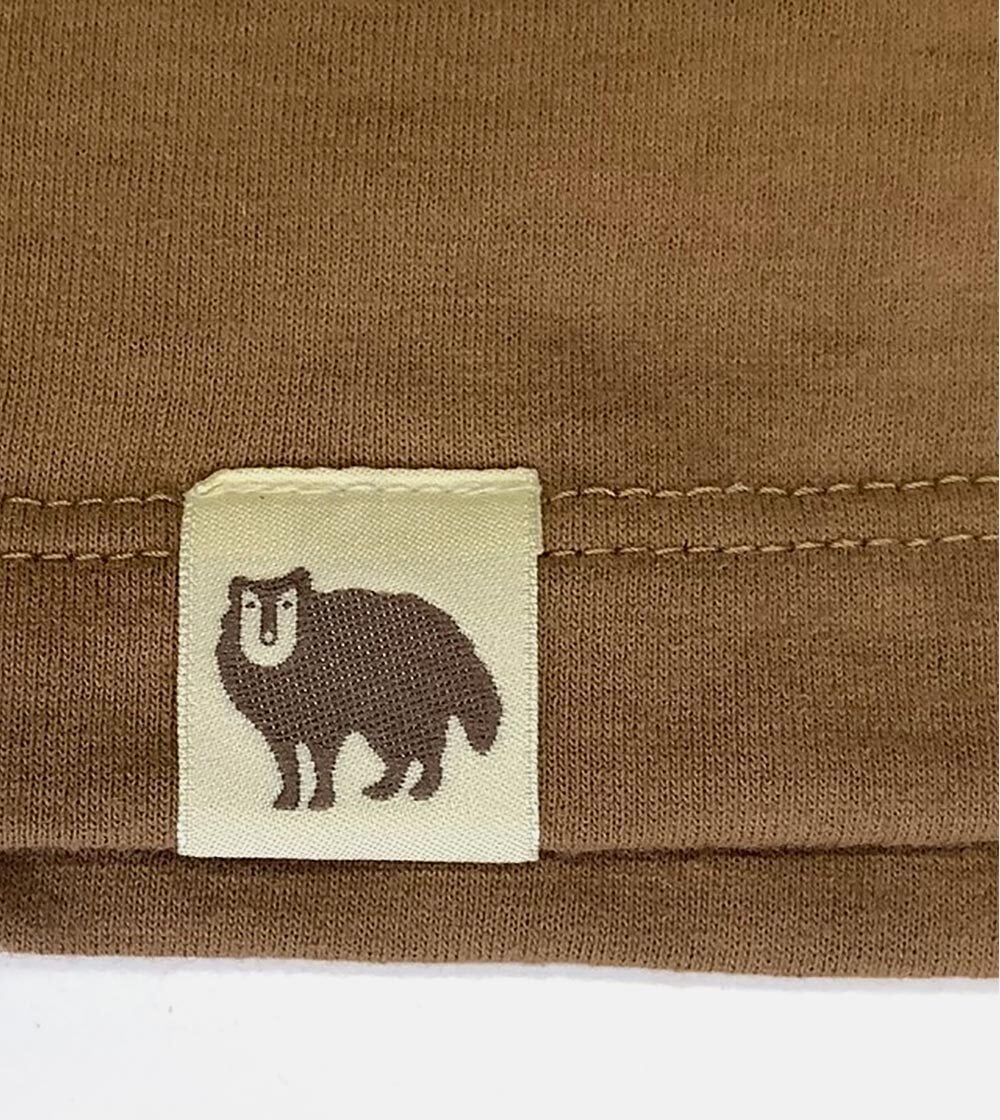 Sato SS Mock Neck: Color Brown | TANNUKI Running Wear Shop