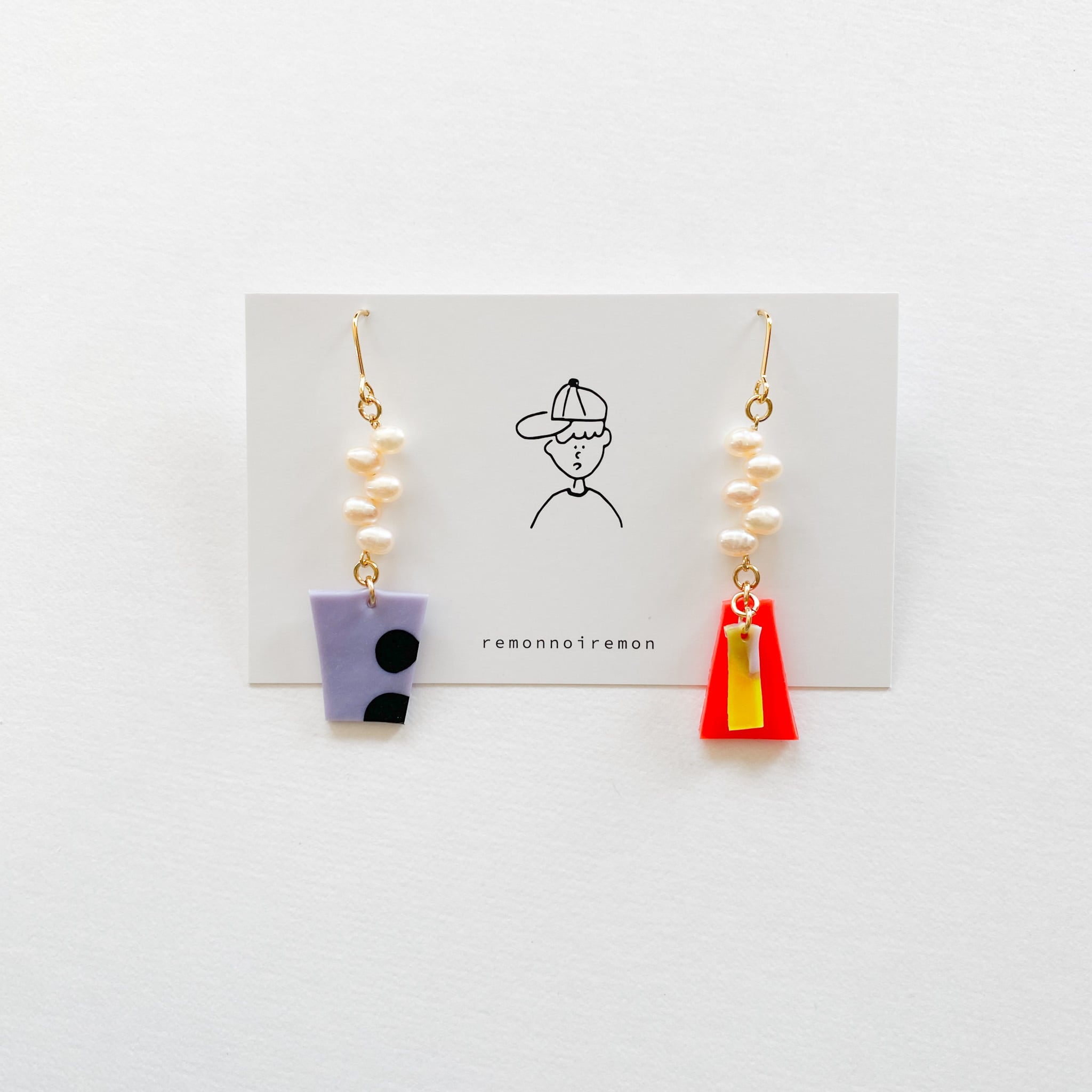 (淡水パール）カケラピアス/イヤリング