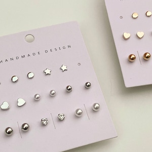 simple mini set pierce【 2color 】