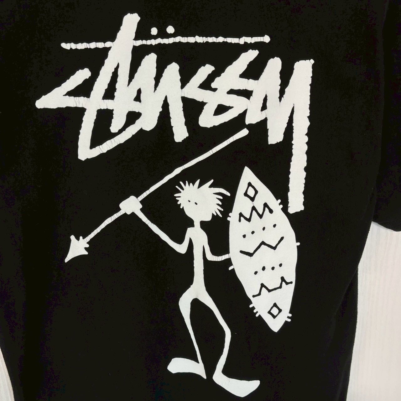 stussy ステューシー Tシャツ M バックロゴ プリント シャドーマン