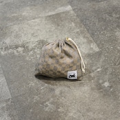 kroneko original jacquard weave rug pouch