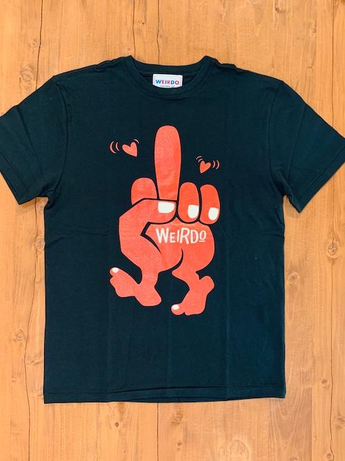 【WEIRDO】ウィアード FUCK U - S/S T-SHIRTS (BLACK/RED) メンズTシャツ