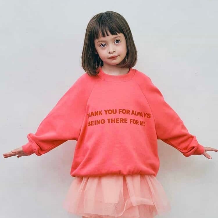 Logo Sweatshirt【100cm】Pink