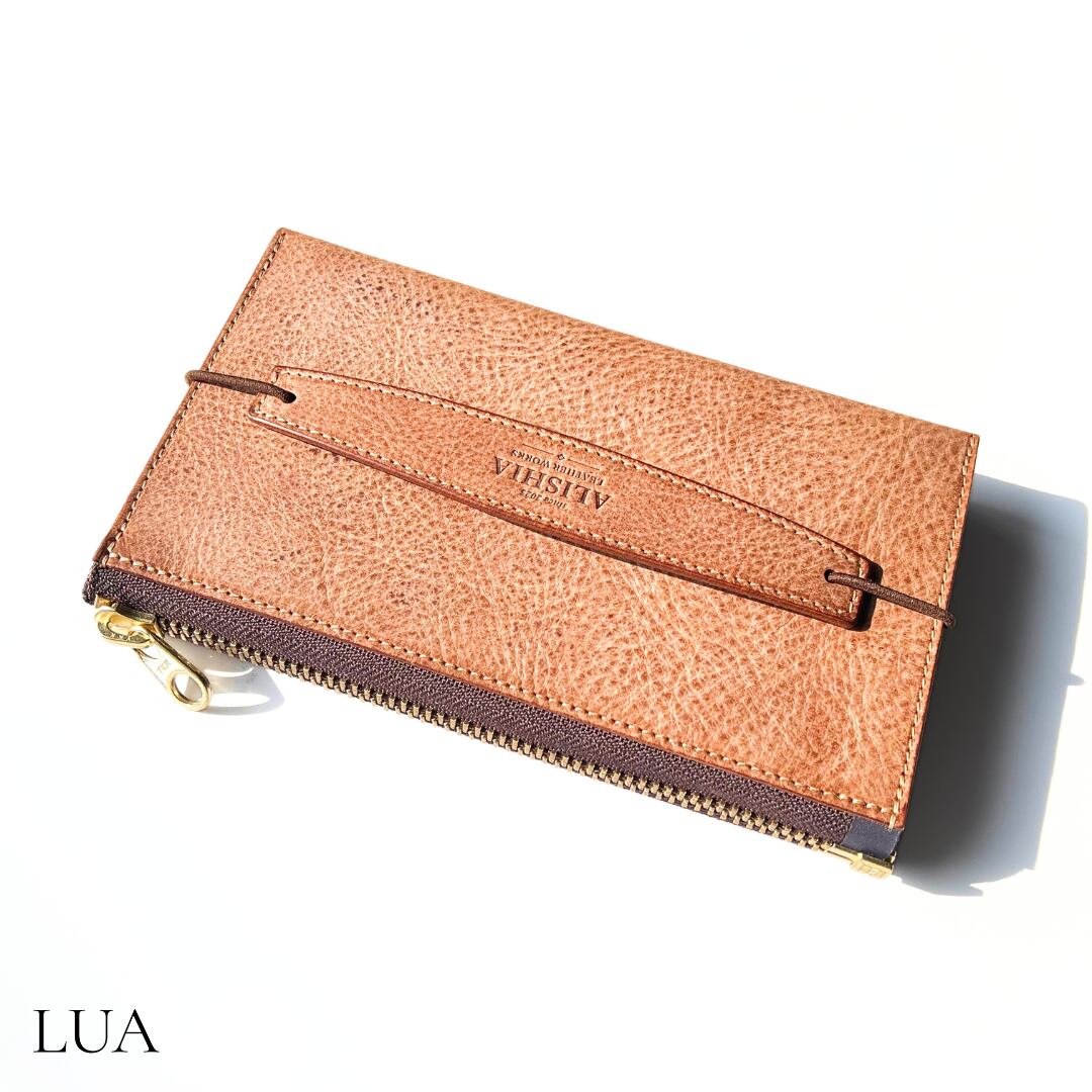 LUA Brown｜置き型シザーケース | ALISHIA LEATHER WORKS