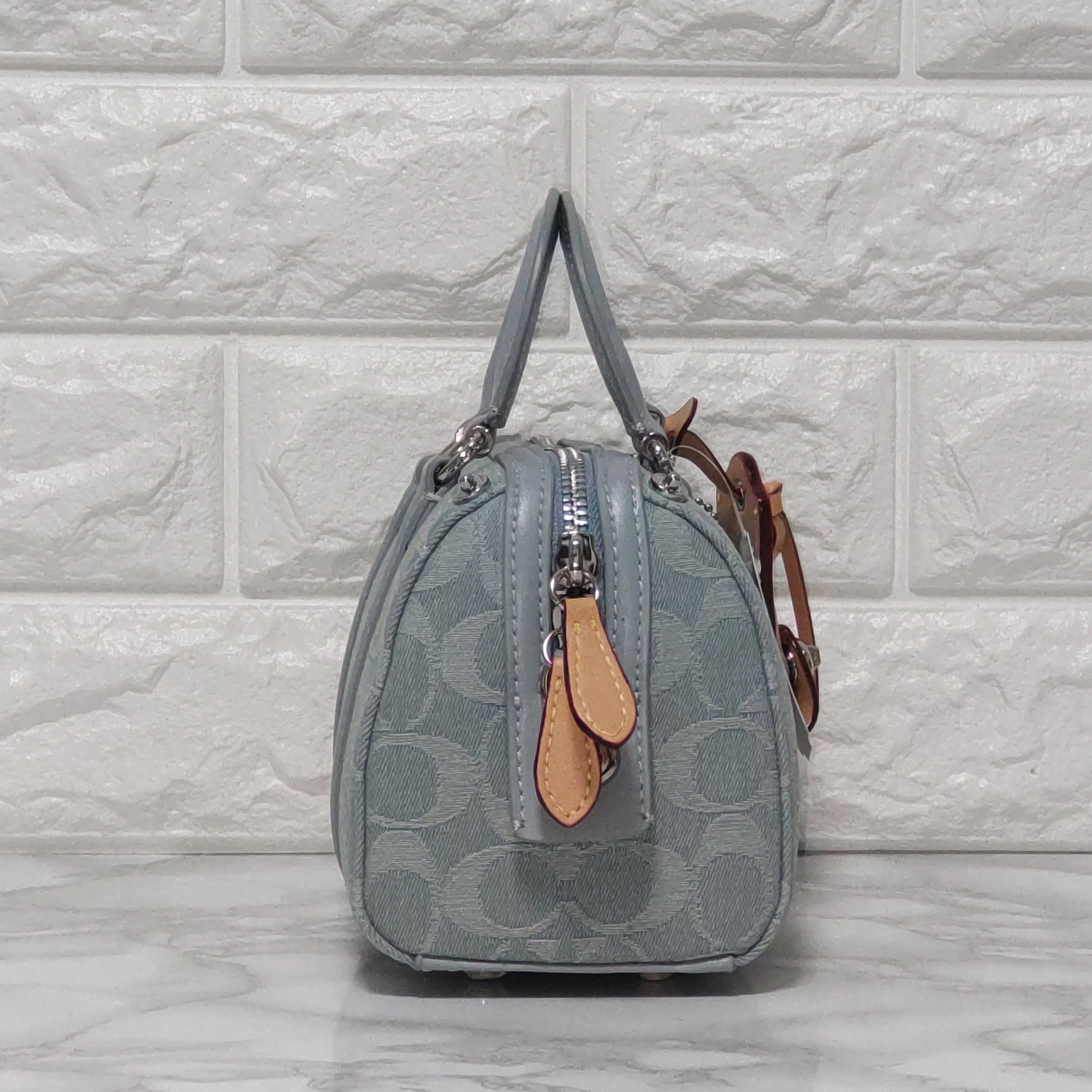 COACH コーチ ルビー サッチェル 18・シグネチャー デニム 新作 | ebisuya