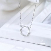 ジルコニアサークルネックレス