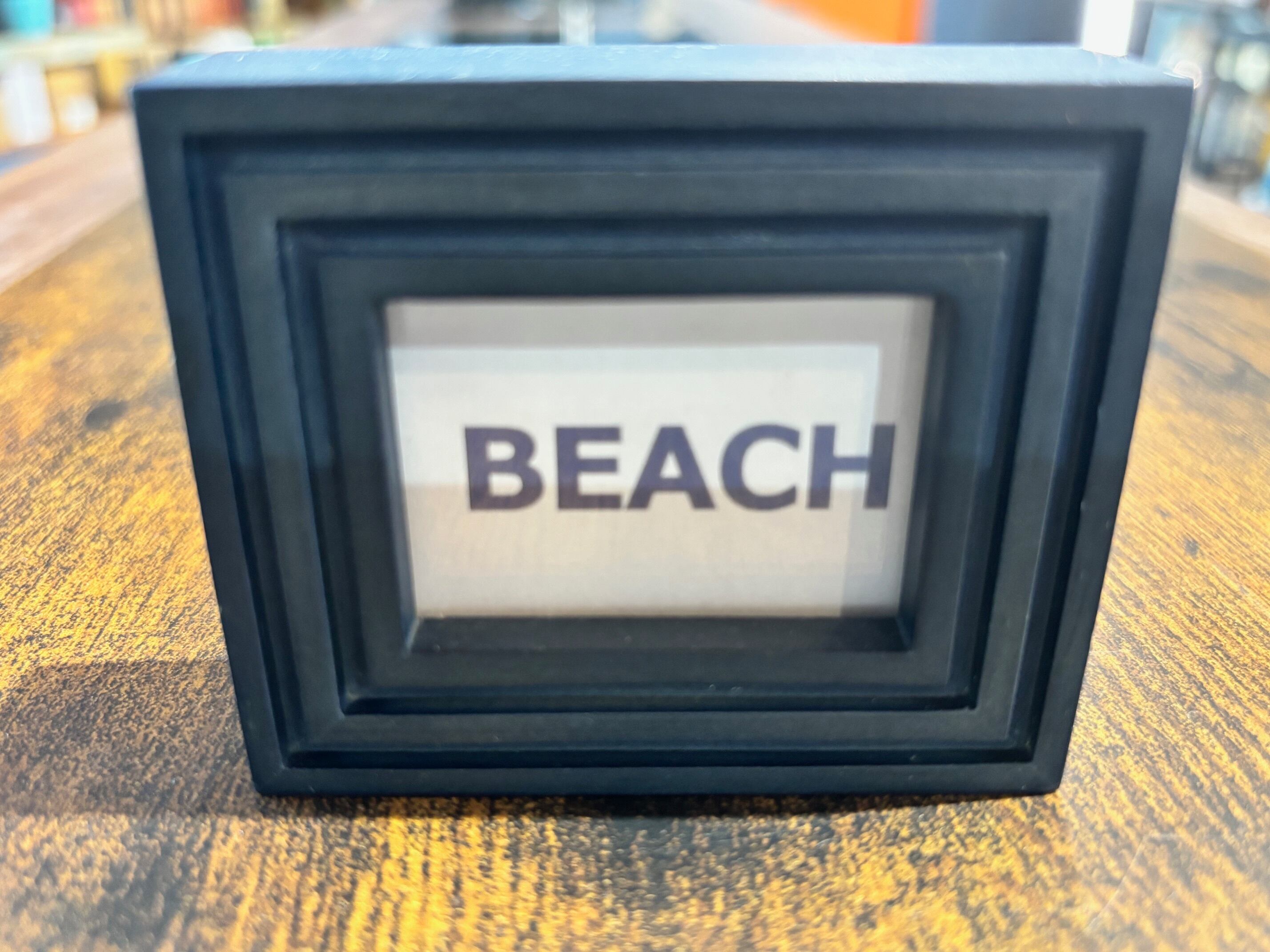 ちいさなウッドフォトフレーム バリントン【落ち着きのあるウッド調】  [カラー: ブルー]