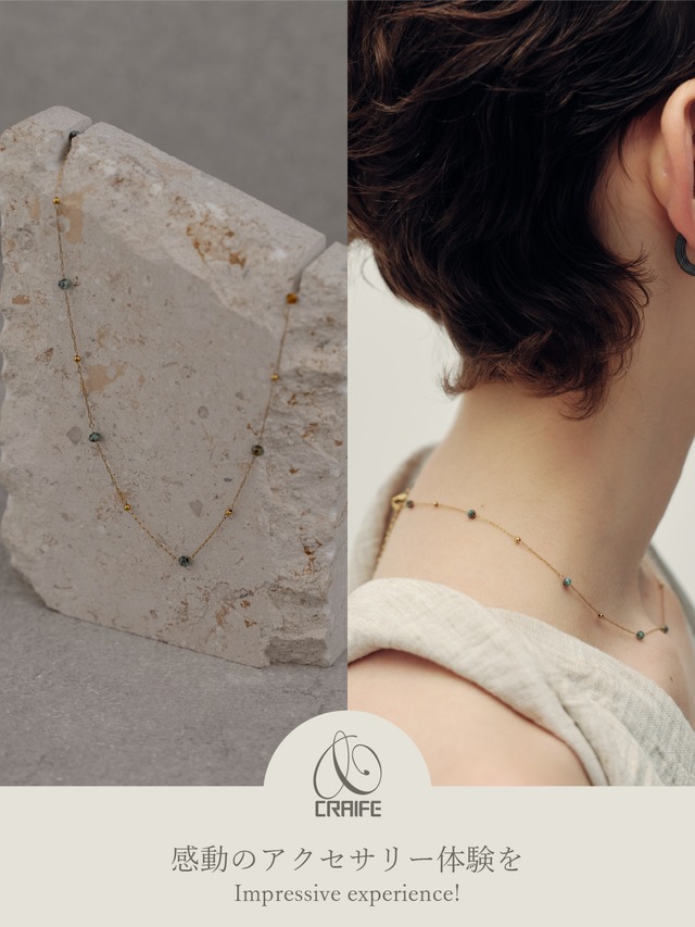 Necklace -Gold-