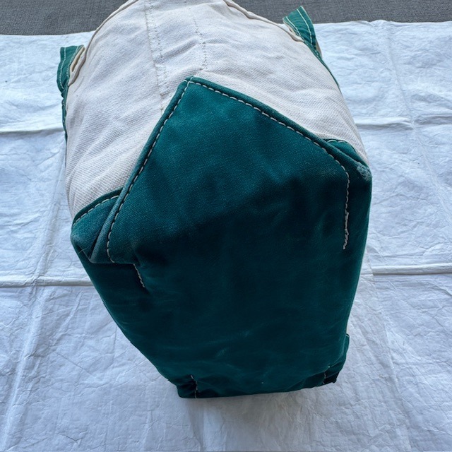 L.L.Bean ボートアンドトート M グリーン 80s 画像5