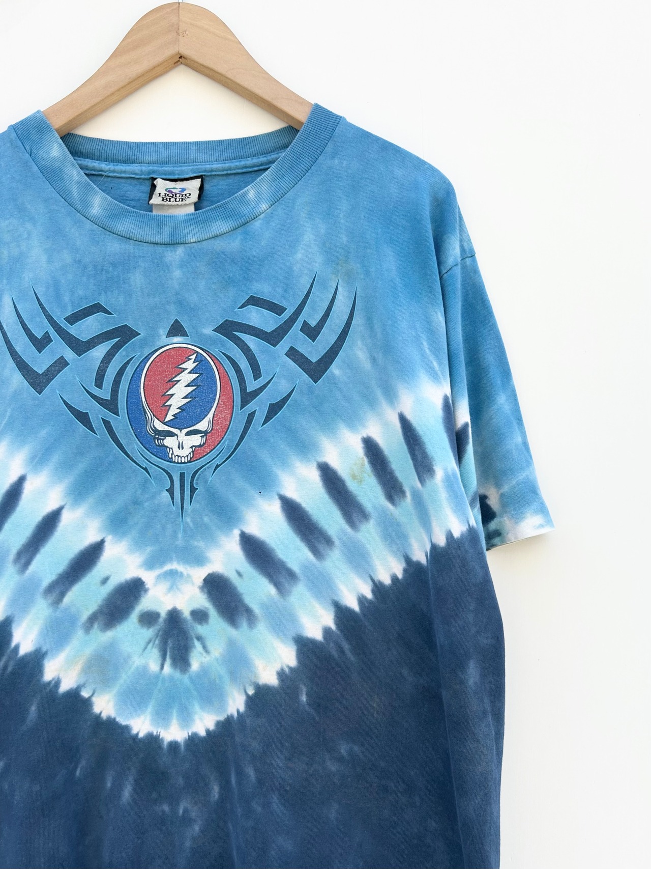 00s GRATEFUL DEAD "LIQUID BLUE" Tie Dye Tee MADE IN USA Size M程