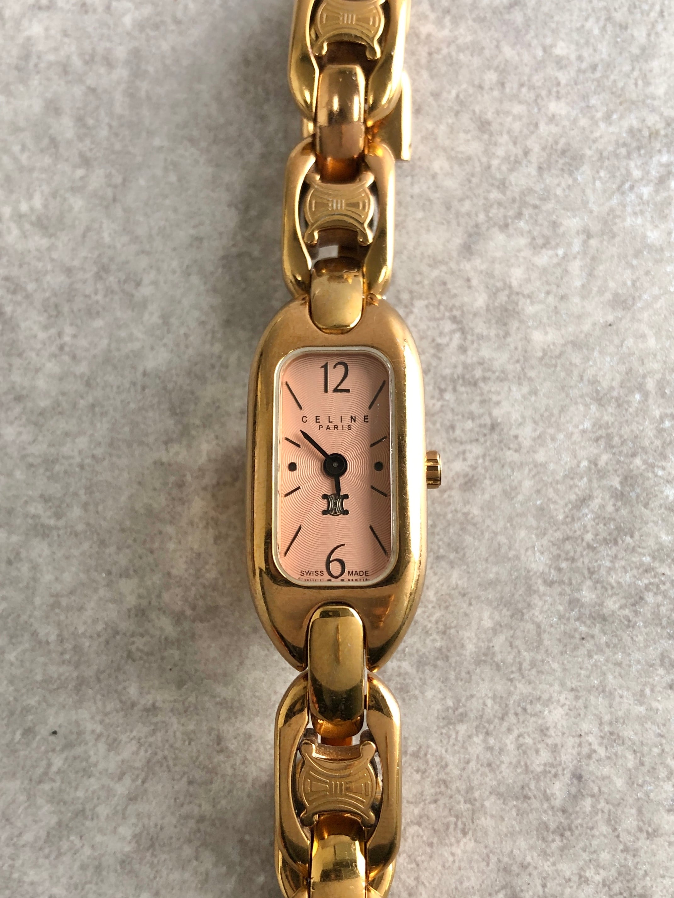 CELINE セリーヌ 腕時計 ゴールド トリオンフ vintage ヴィンテージ