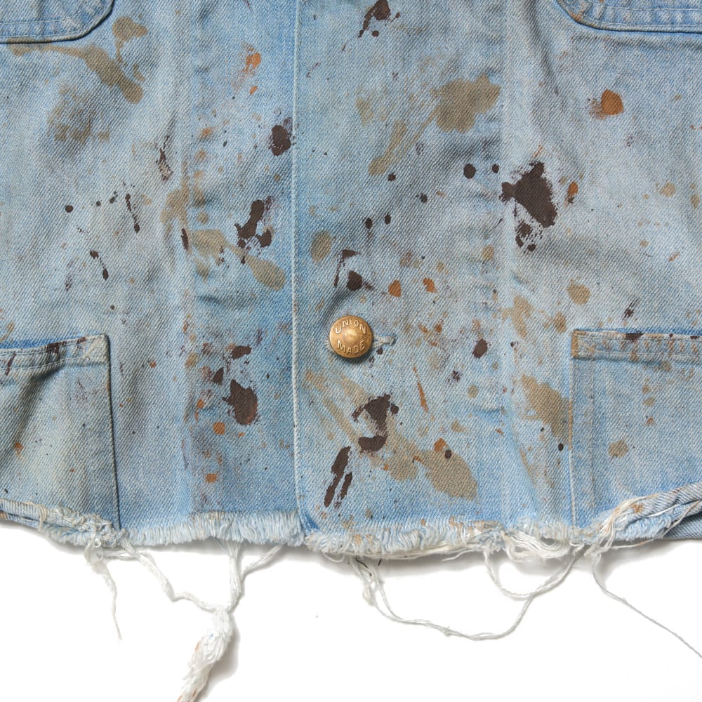 24AW】doublet CUT OFF DENIM COVERALL (INDIGO) 24AW47BL204 | IAAAM