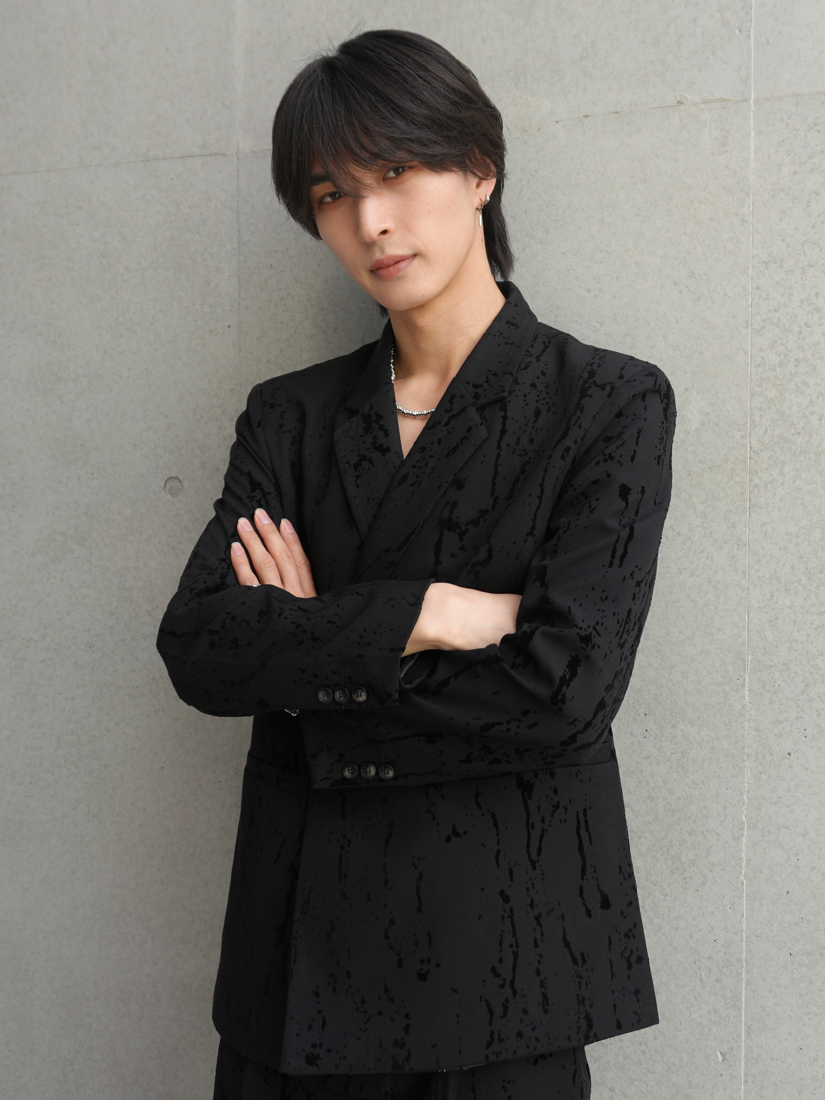 ALUDE SELECT】paint tailored jacket setup | 【ALUDE】韓国