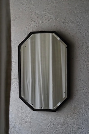 多角形イギリスのミラー-antique octagonal mirror