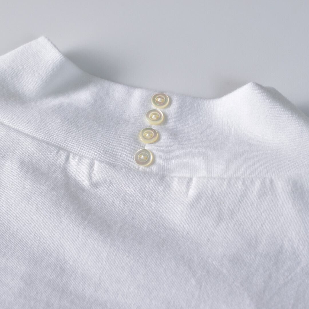 Fabrique en planete terre ファブリケアンプラネテール コンビネーションモックネック・ホワイト【送料無料】