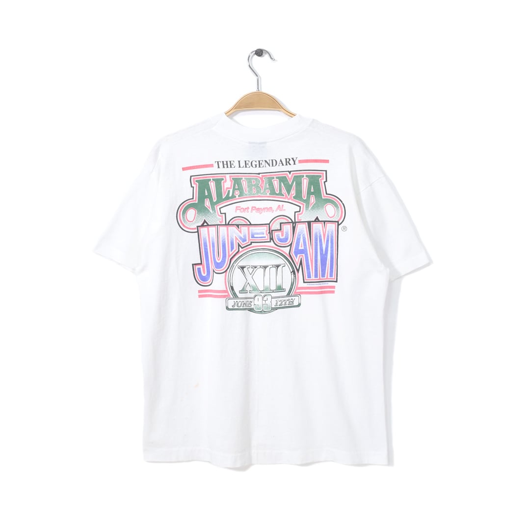 90s アラバマ USA製 ヴィンテージ Tシャツ カントリーロックTシャツ シングルステッチ ALABAMA メンズL 古着 @AZ1039