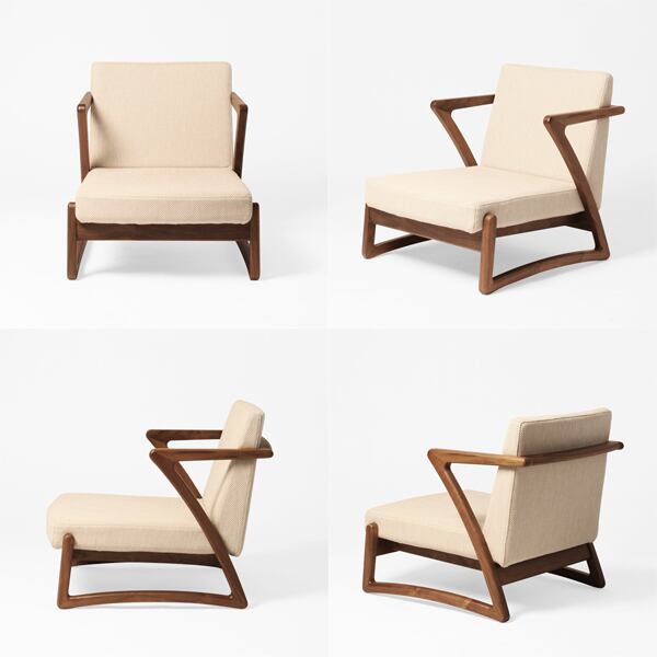 カンナ ローチェア SH240 ウォールナット KVランク Hallingdal65