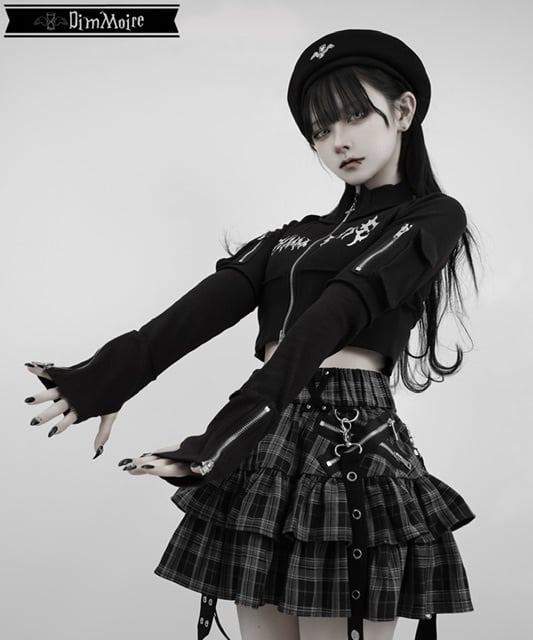PUNKフリルミニスカートII【チェック】 | DimMoire