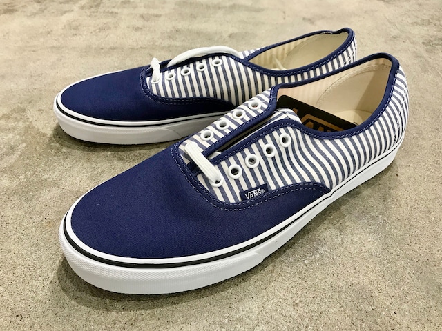 VANS x J.CREW AUTHENTIC (JCREW/SEERSUCKER NAVY/WHITE)