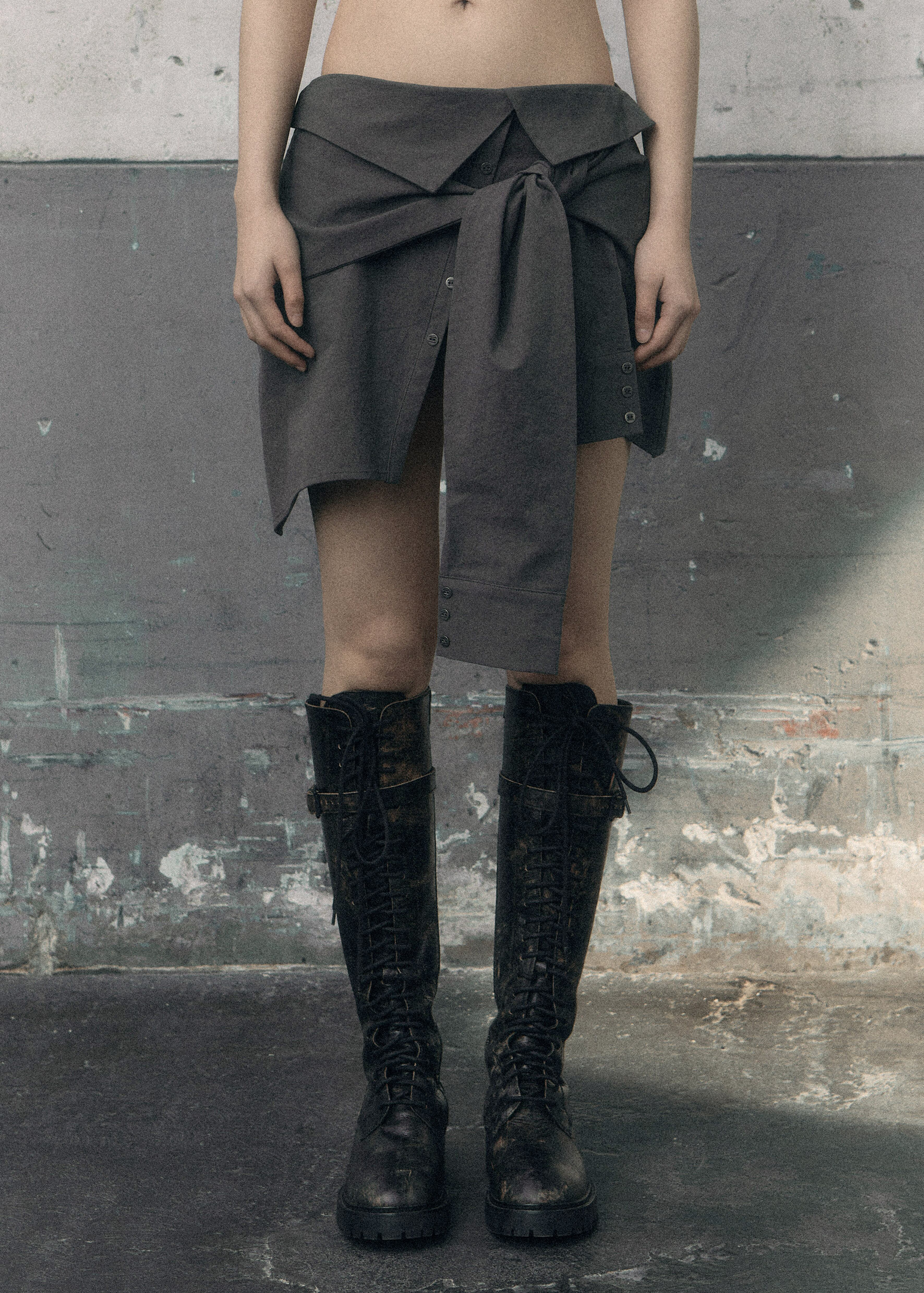 スカート BOHEMSEO bohemian seoul CROSSOVER SKIRT BOHEMSEO bohemian seoul CROSSOVER SKIRT