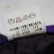 【美品 日本製社交ダンス衣装】スカート レッスンウェア 練習着 Mサイズ 紫 パープル 無地 シンプル 上品 清楚 鮮やか 気品