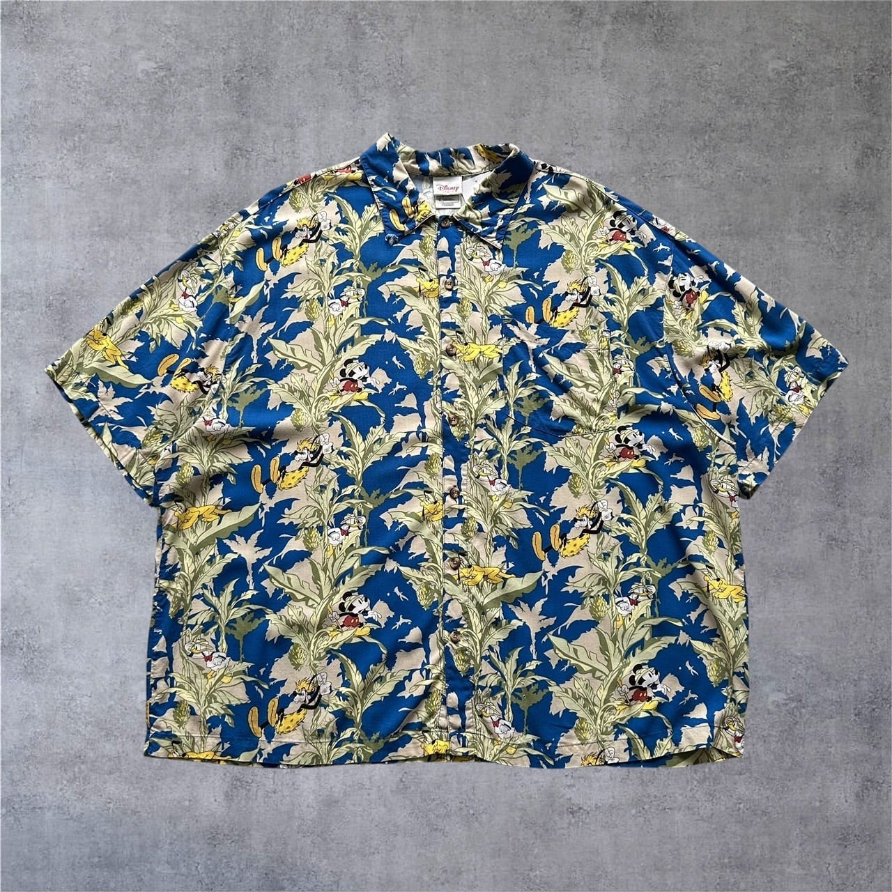 2000s DISNEY Rayon Aloha shirt【高円寺店】