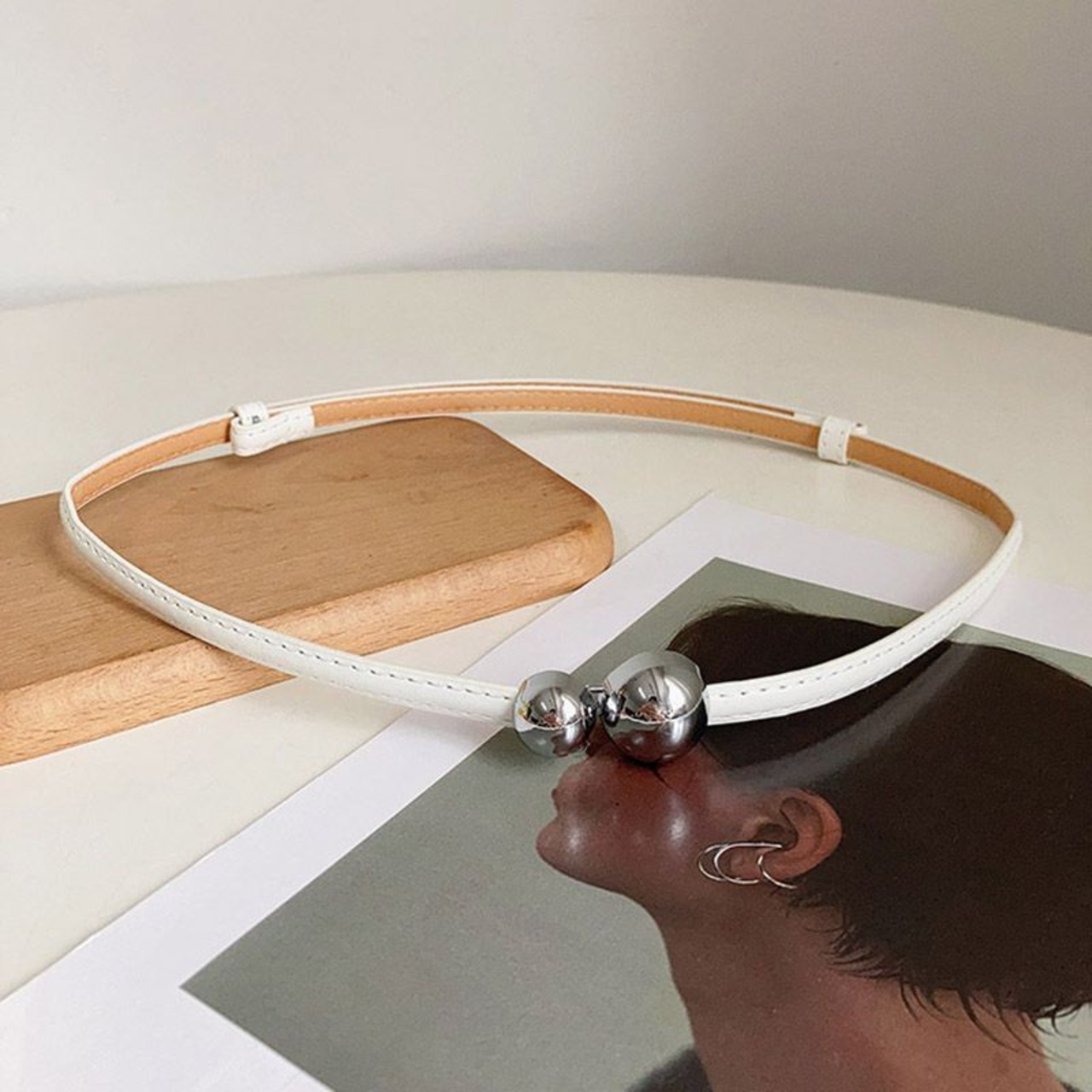 メタルボール ライン ベルト90036