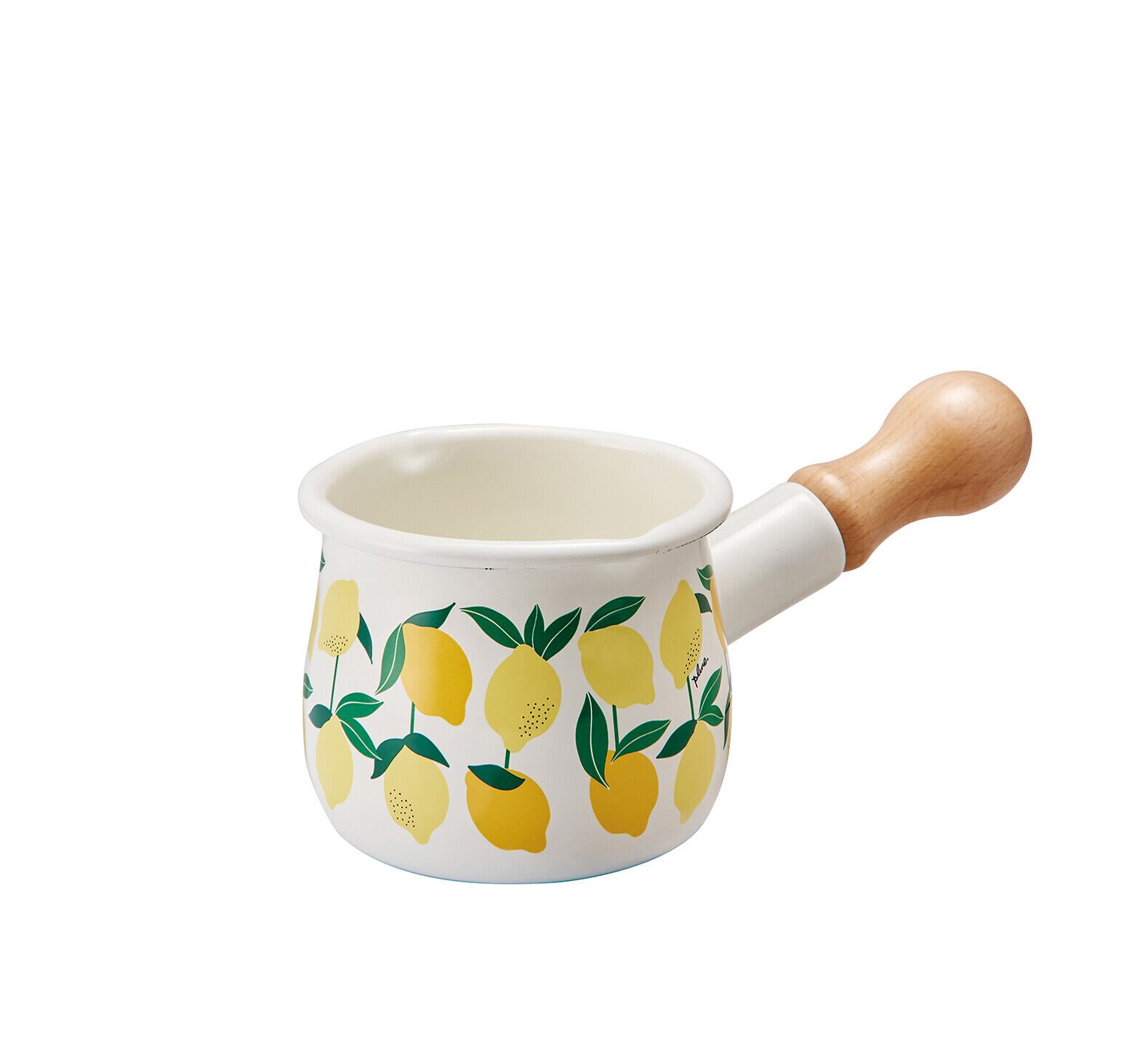 プルーン（plune） ホーロー製プチミルクパン レモン TYJ-732 日本製  [カラー: レモン]