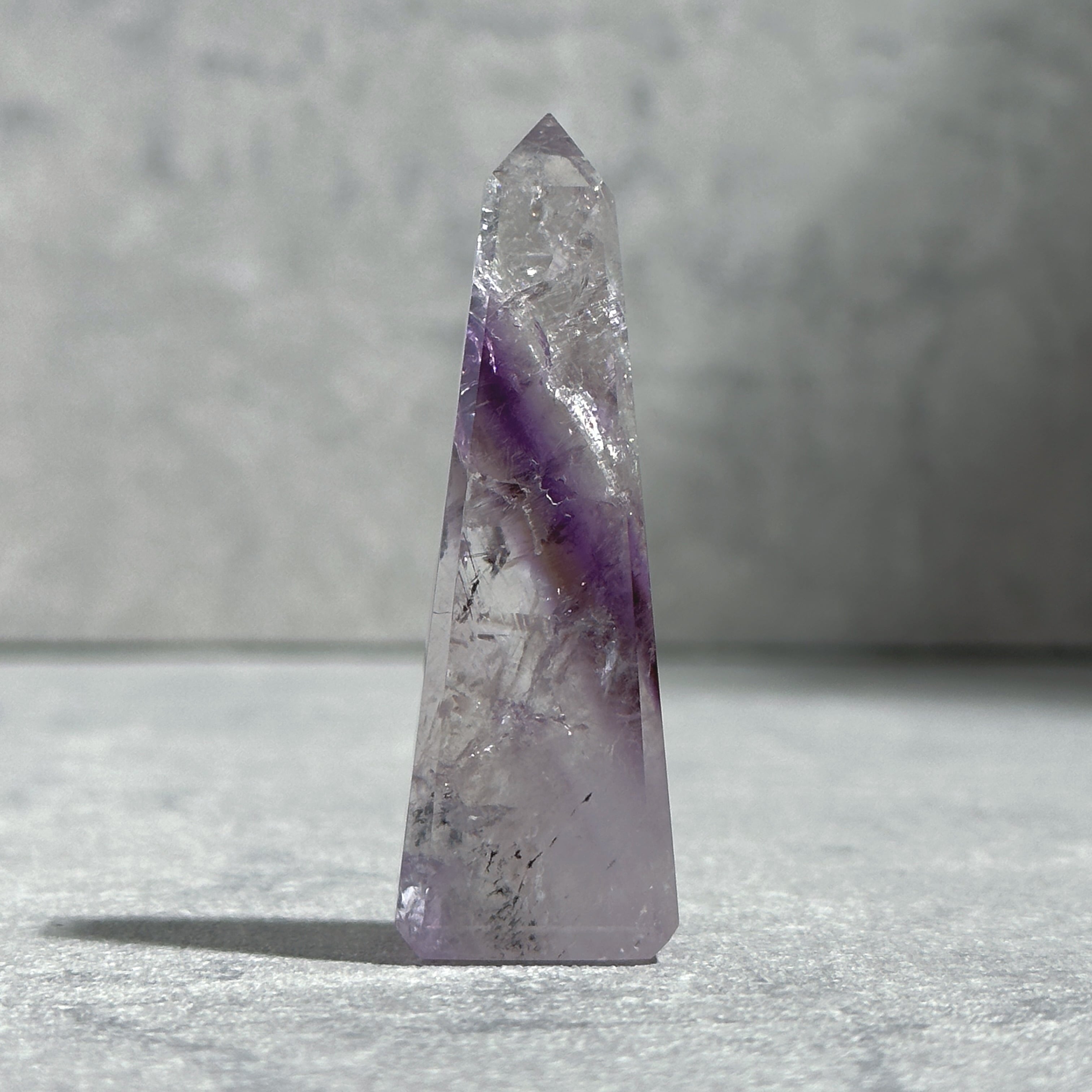 虹◎ファントムアメジスト オベリスク12◇Phantom Amethyst ◇天然石