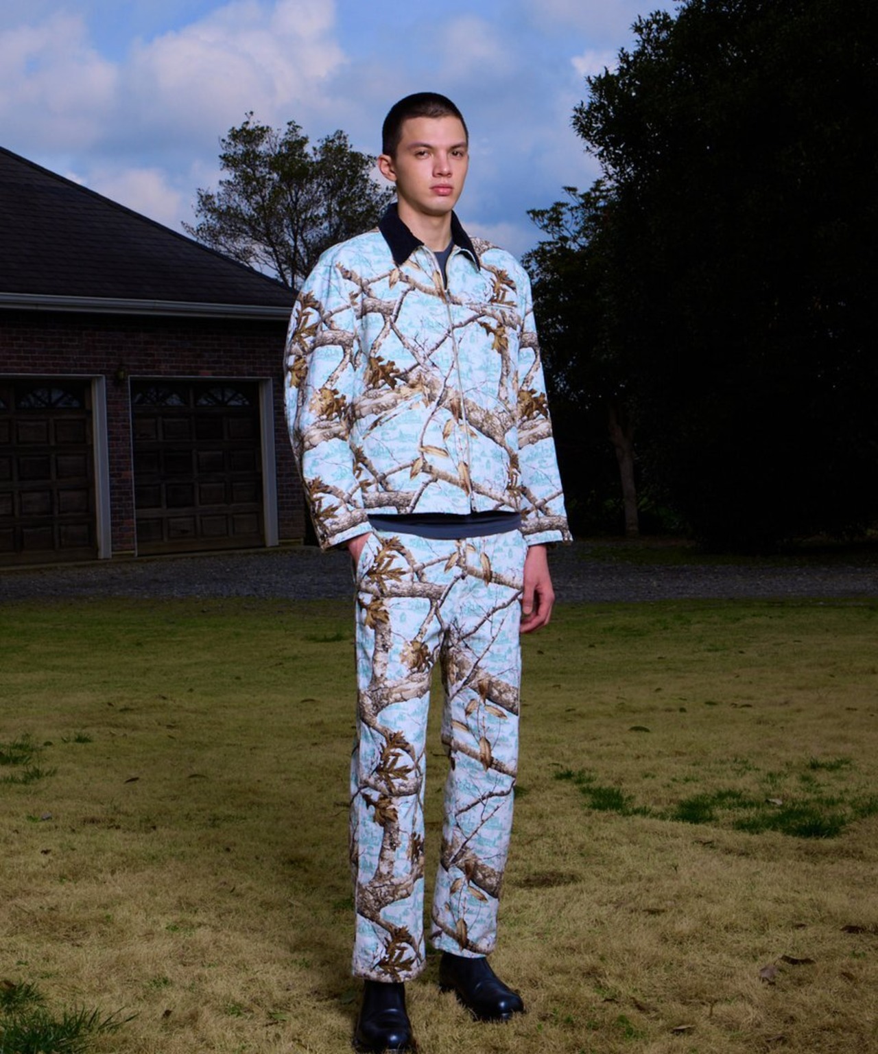 LITTLE YARMOUTH “Cheese Camo Jacket”